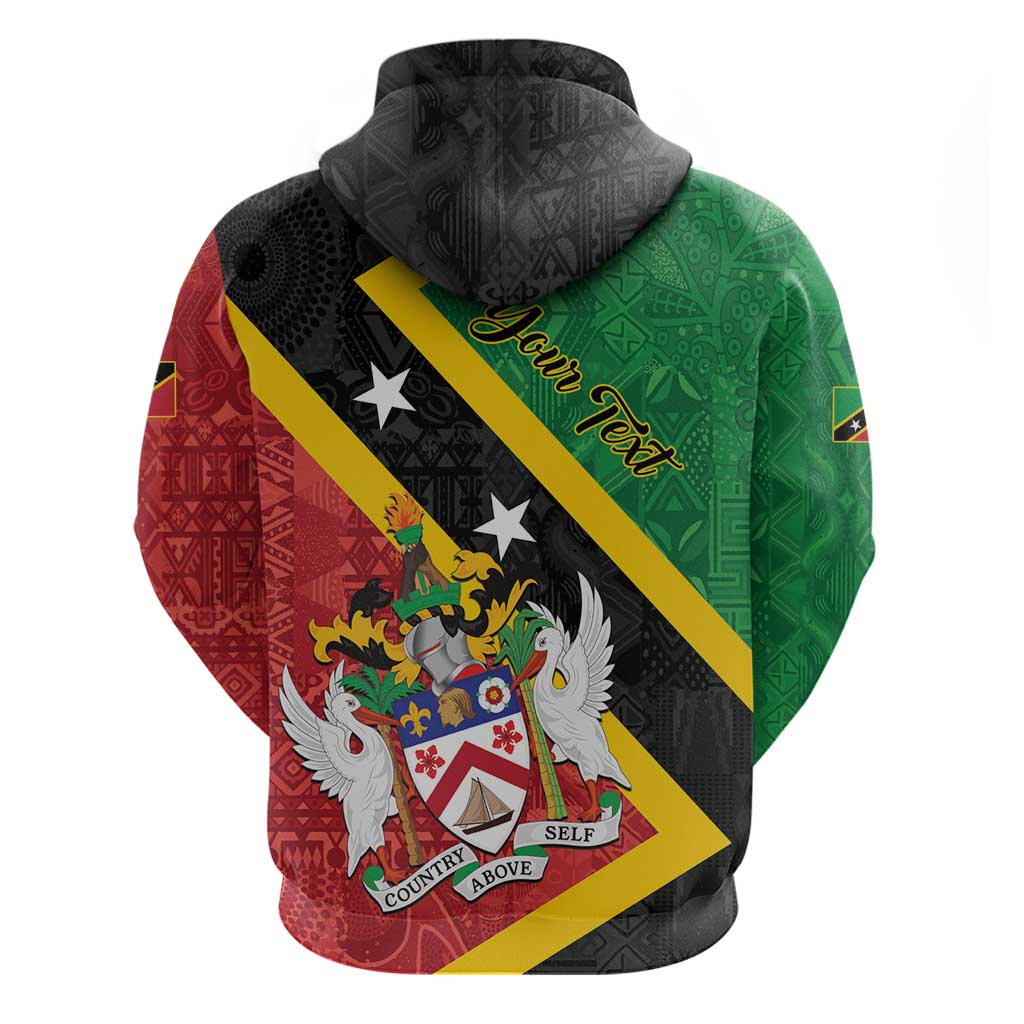 Personalized Saint Kitts and Nevis Culturama Hoodie African Pattern LT01
