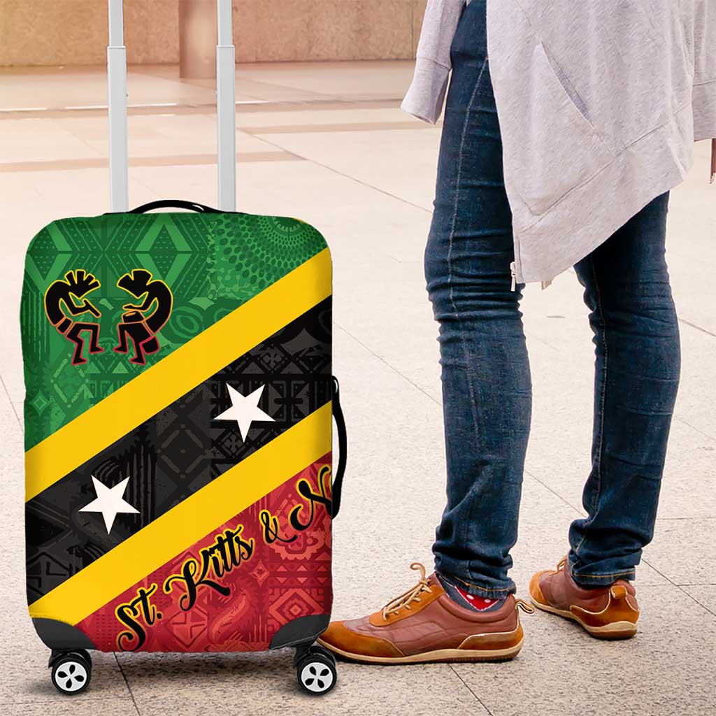 Saint Kitts and Nevis Culturama Luggage Cover African Pattern LT01