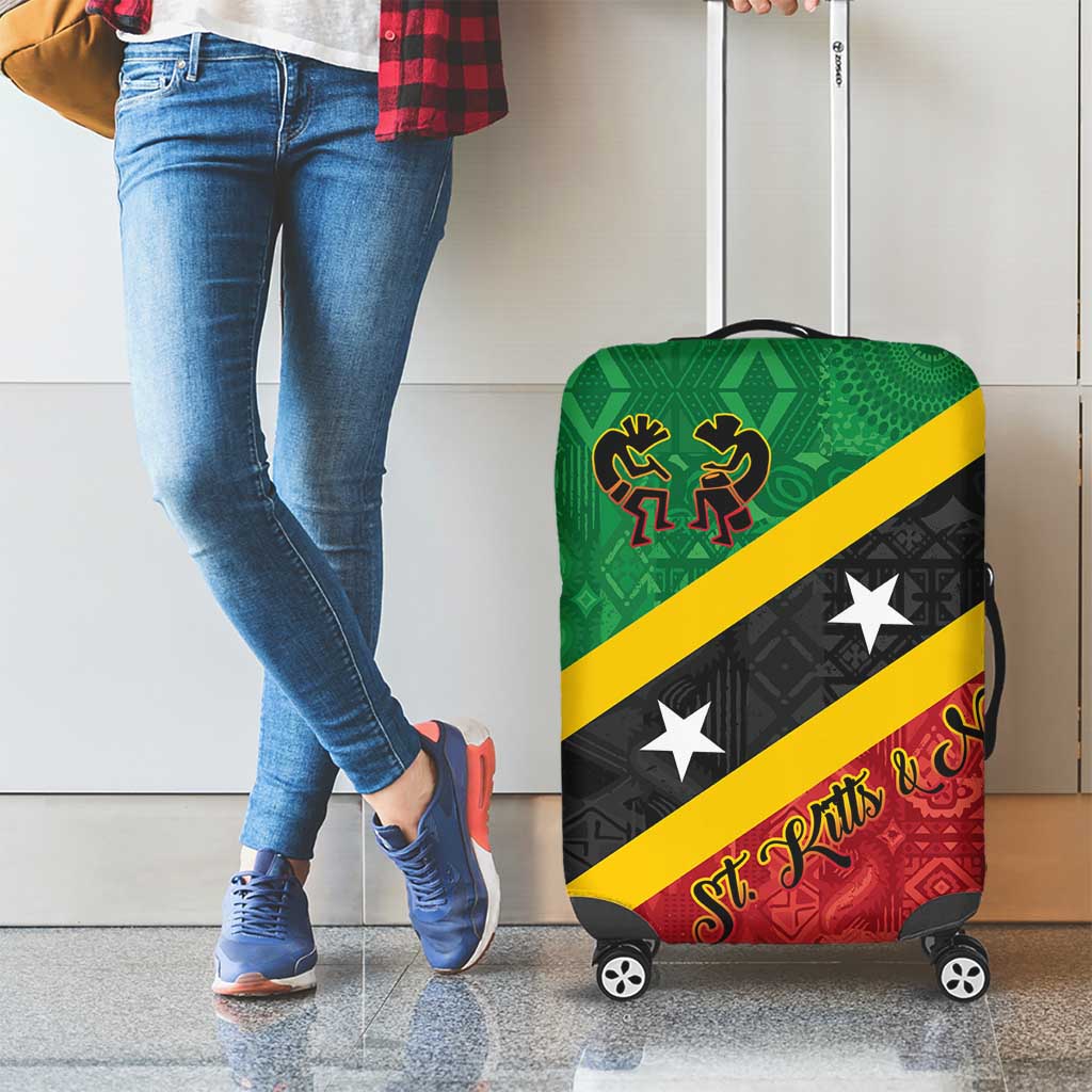 Saint Kitts and Nevis Culturama Luggage Cover African Pattern LT01