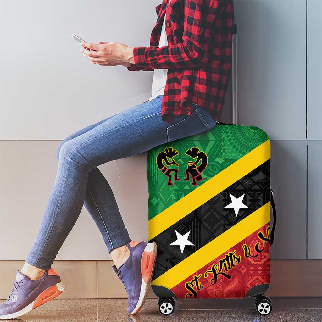 Saint Kitts and Nevis Culturama Luggage Cover African Pattern LT01