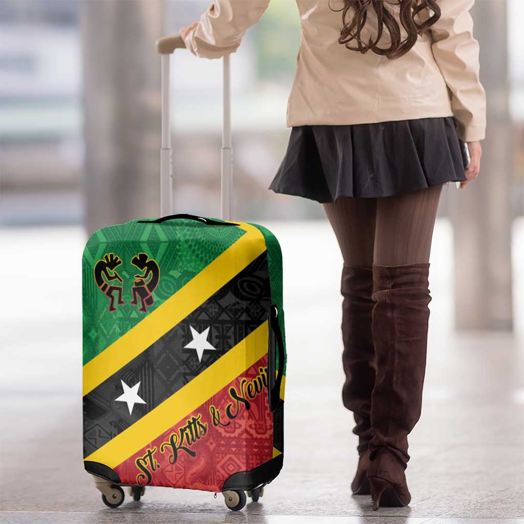 Saint Kitts and Nevis Culturama Luggage Cover African Pattern LT01