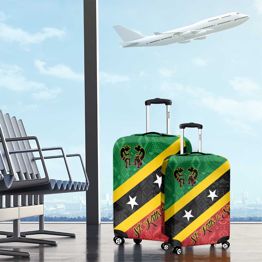 Saint Kitts and Nevis Culturama Luggage Cover African Pattern LT01