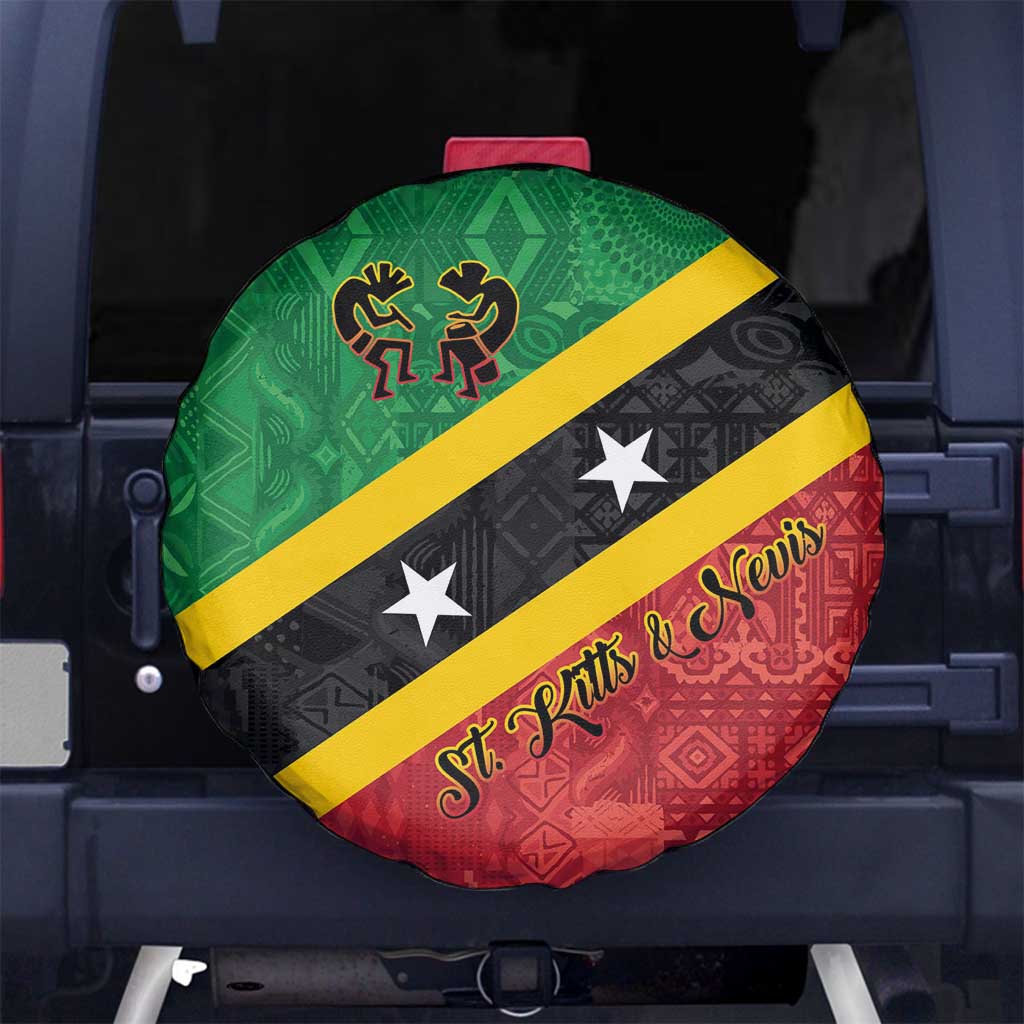 Saint Kitts and Nevis Culturama Spare Tire Cover African Pattern LT01