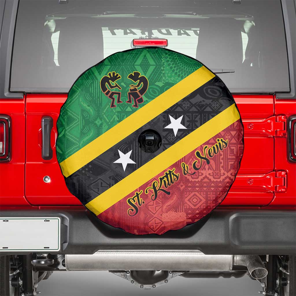 Saint Kitts and Nevis Culturama Spare Tire Cover African Pattern LT01