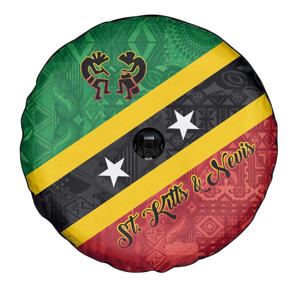 Saint Kitts and Nevis Culturama Spare Tire Cover African Pattern LT01
