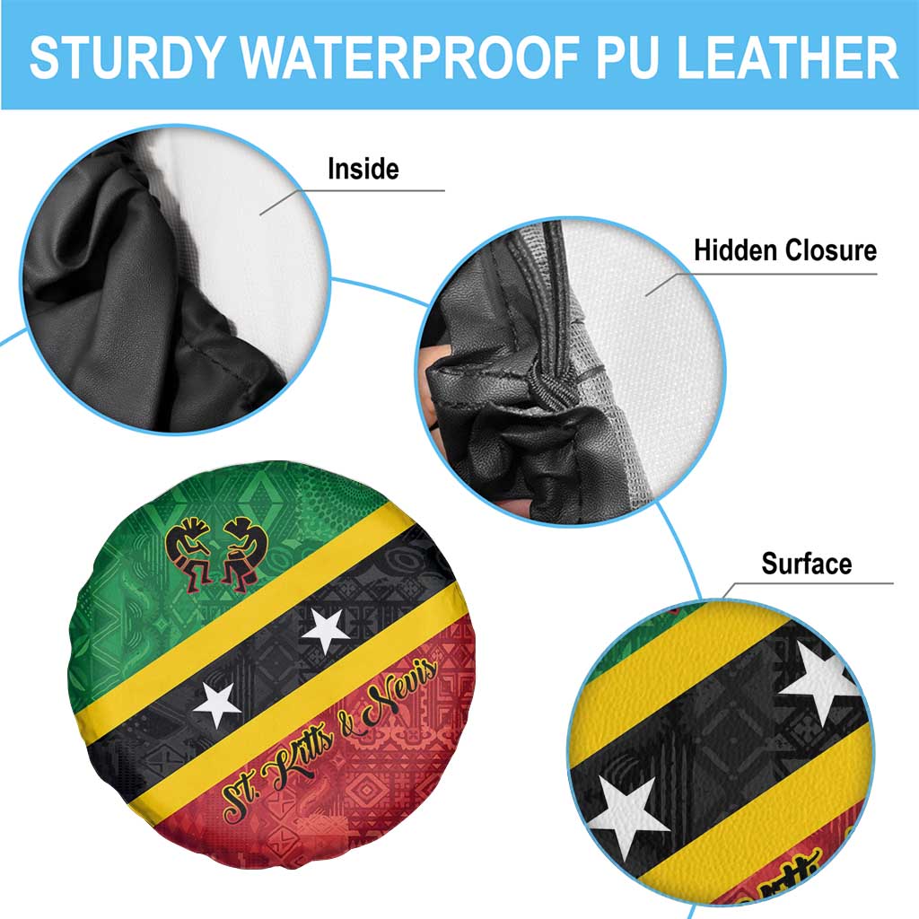 Saint Kitts and Nevis Culturama Spare Tire Cover African Pattern LT01