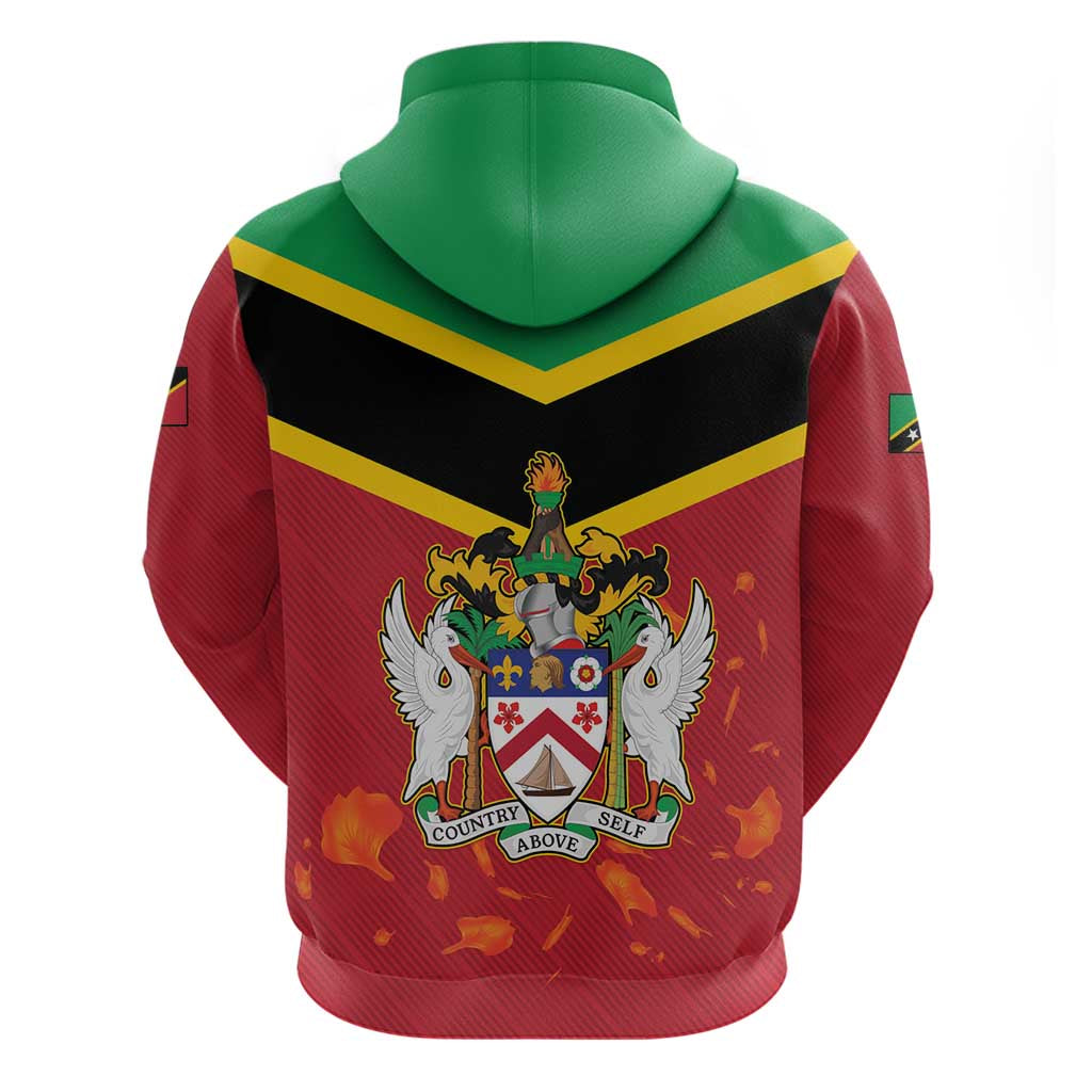 St Kitts and Nevis 42nd Independence Day Hoodie Country Above Self LT01