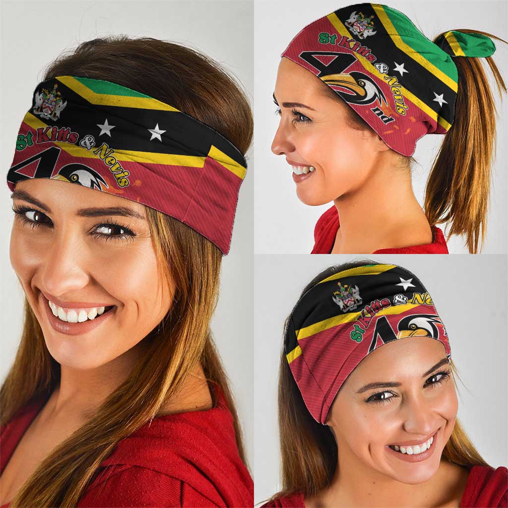 St Kitts and Nevis 42nd Independence Day Neck Gaiter Country Above Self LT01