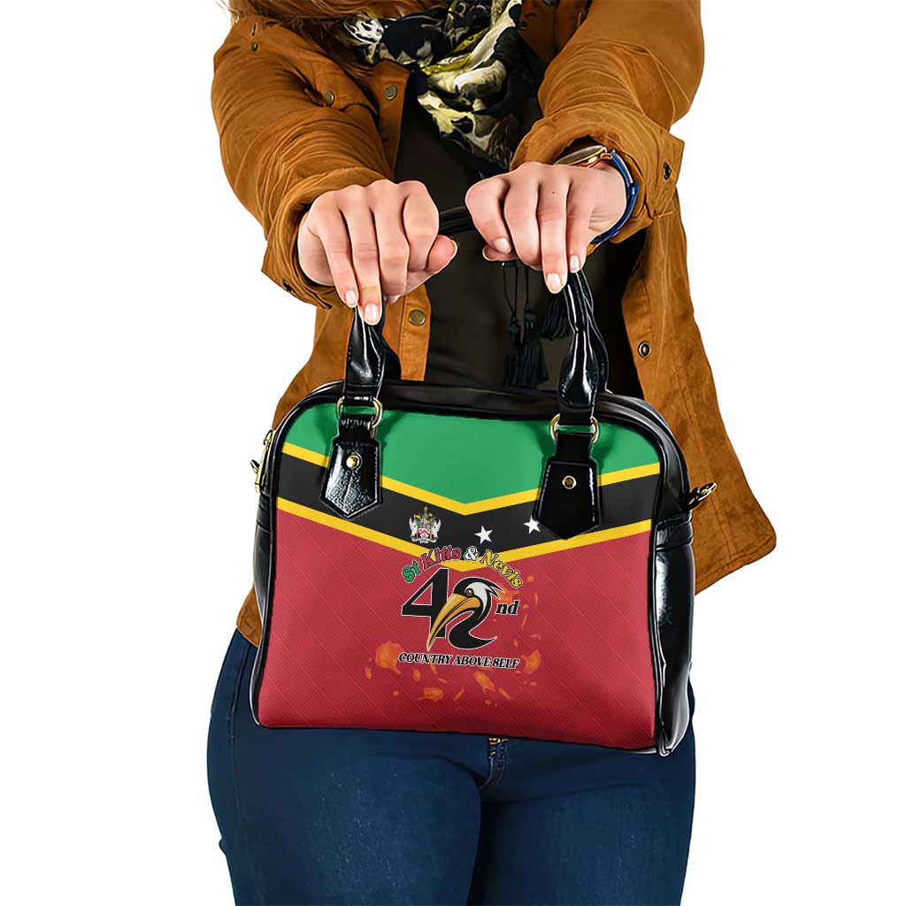 St Kitts and Nevis 42nd Independence Day Shoulder Handbag Country Above Self LT01