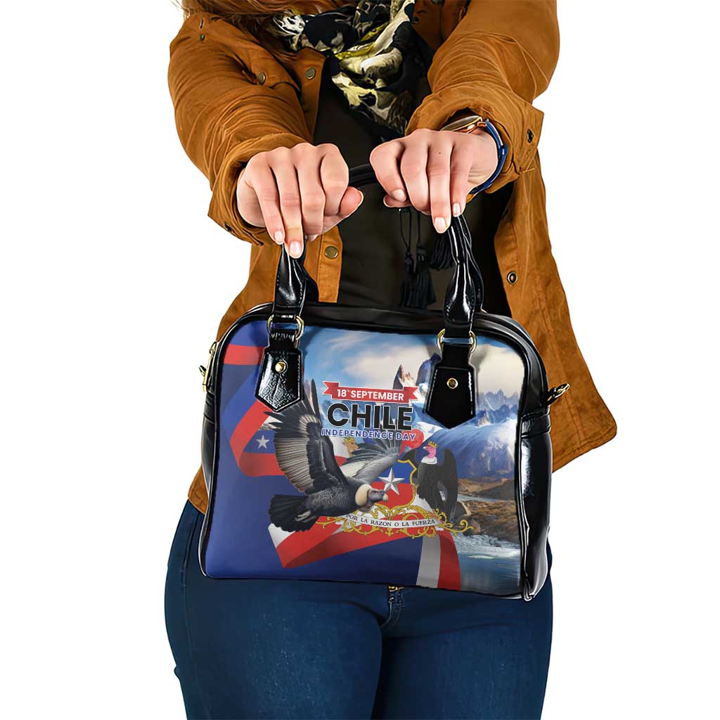 Chile Independence Day 18th September Shoulder Handbag Andean Condor Flying LT01