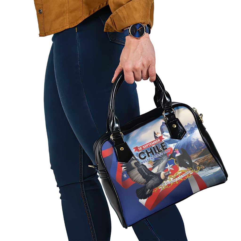 Chile Independence Day 18th September Shoulder Handbag Andean Condor Flying LT01