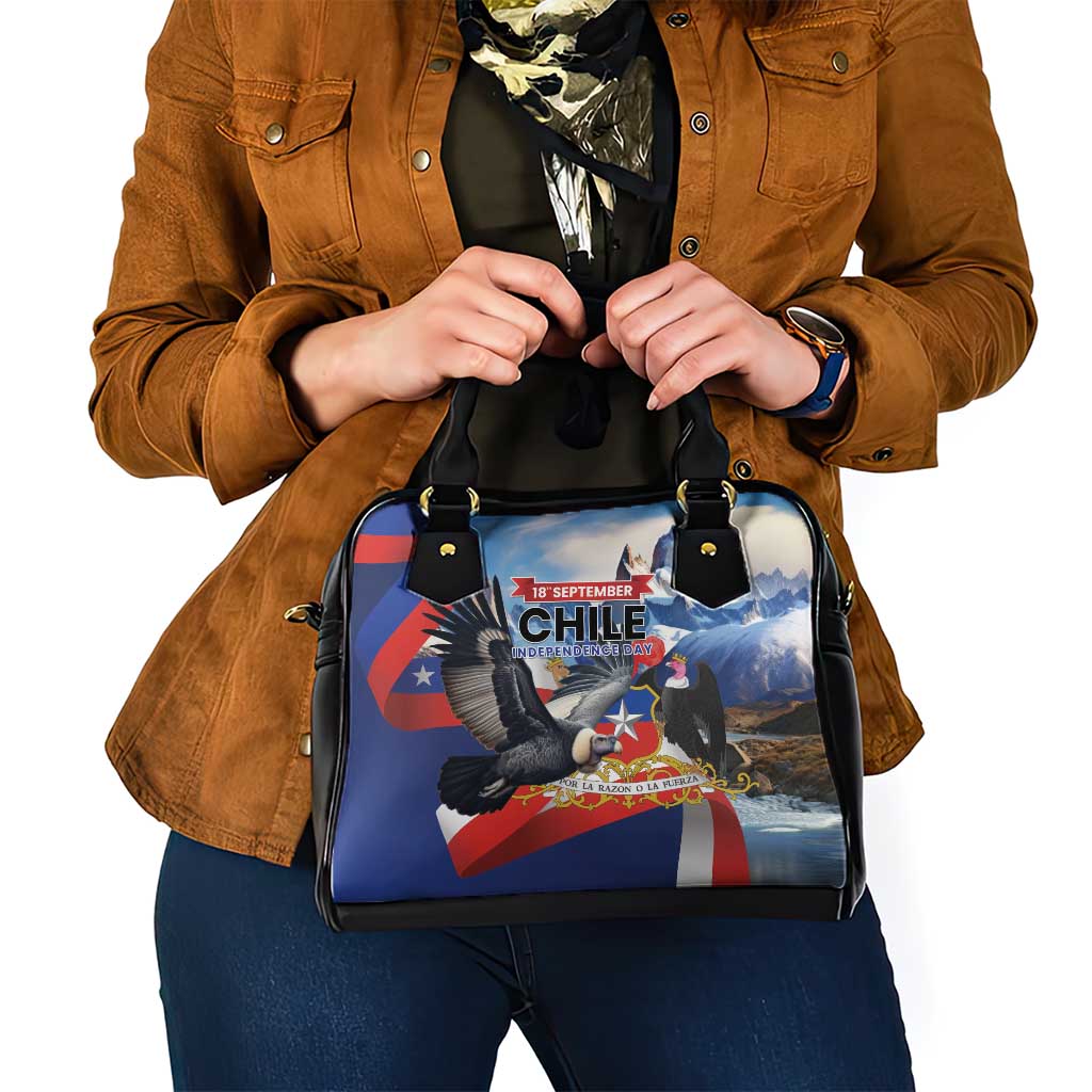 Chile Independence Day 18th September Shoulder Handbag Andean Condor Flying LT01