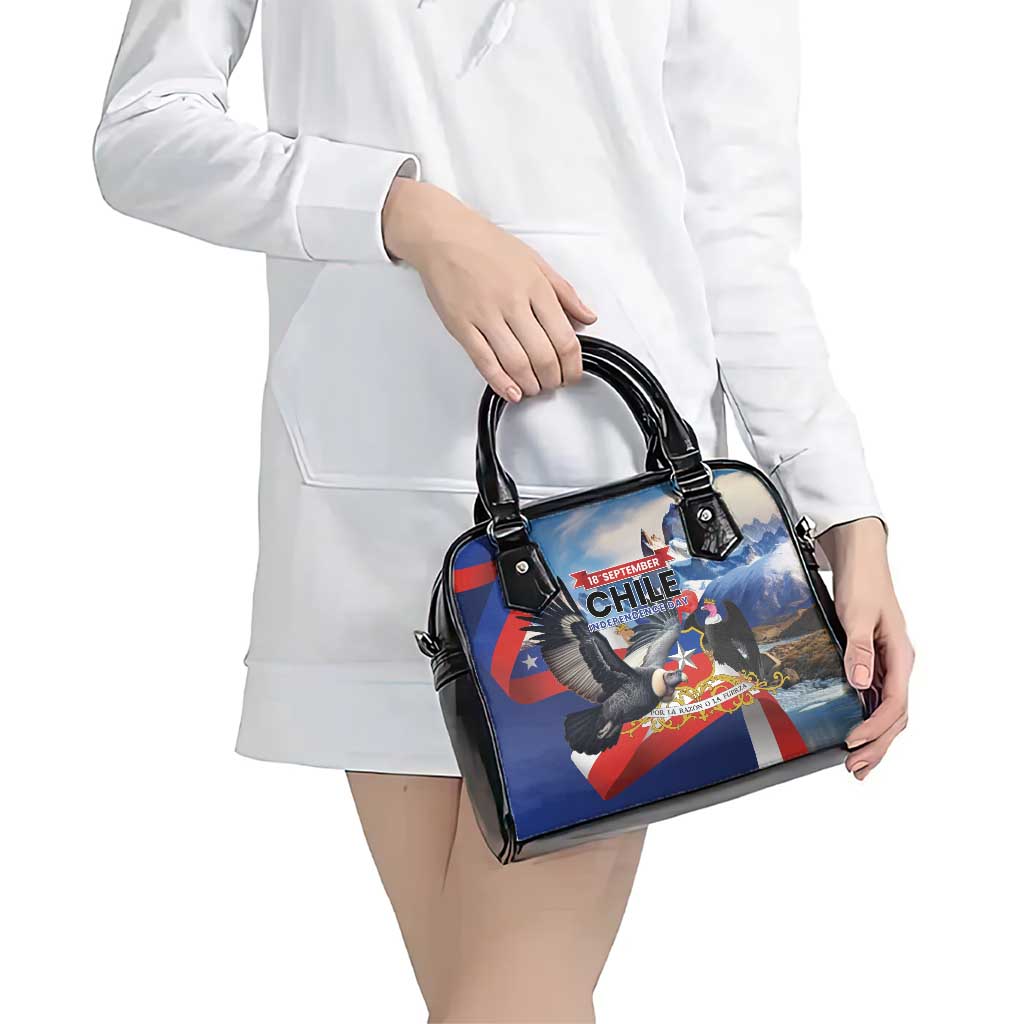 Chile Independence Day 18th September Shoulder Handbag Andean Condor Flying LT01