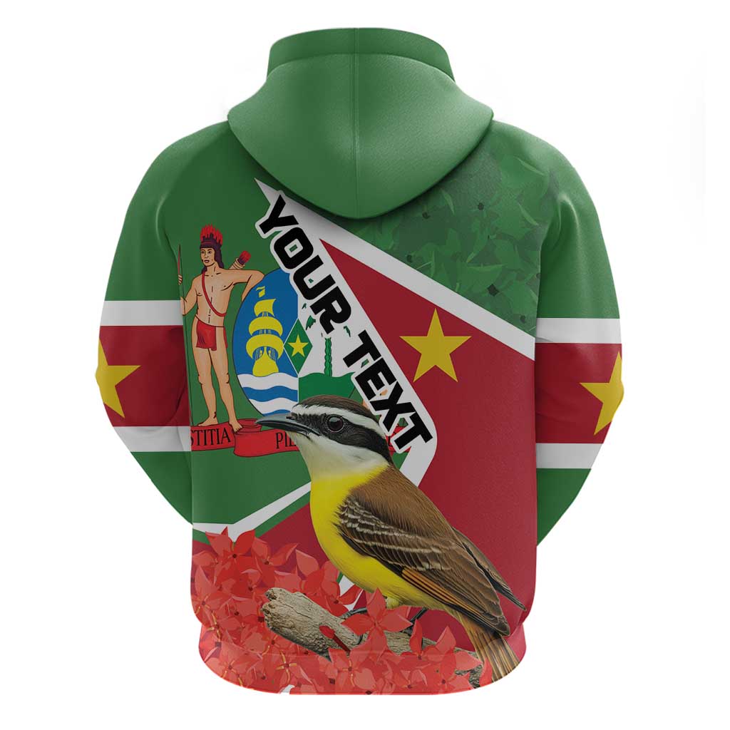 Personalized Suriname Hoodie Gerechtigheid Vroomheid Vertrouwen LT01
