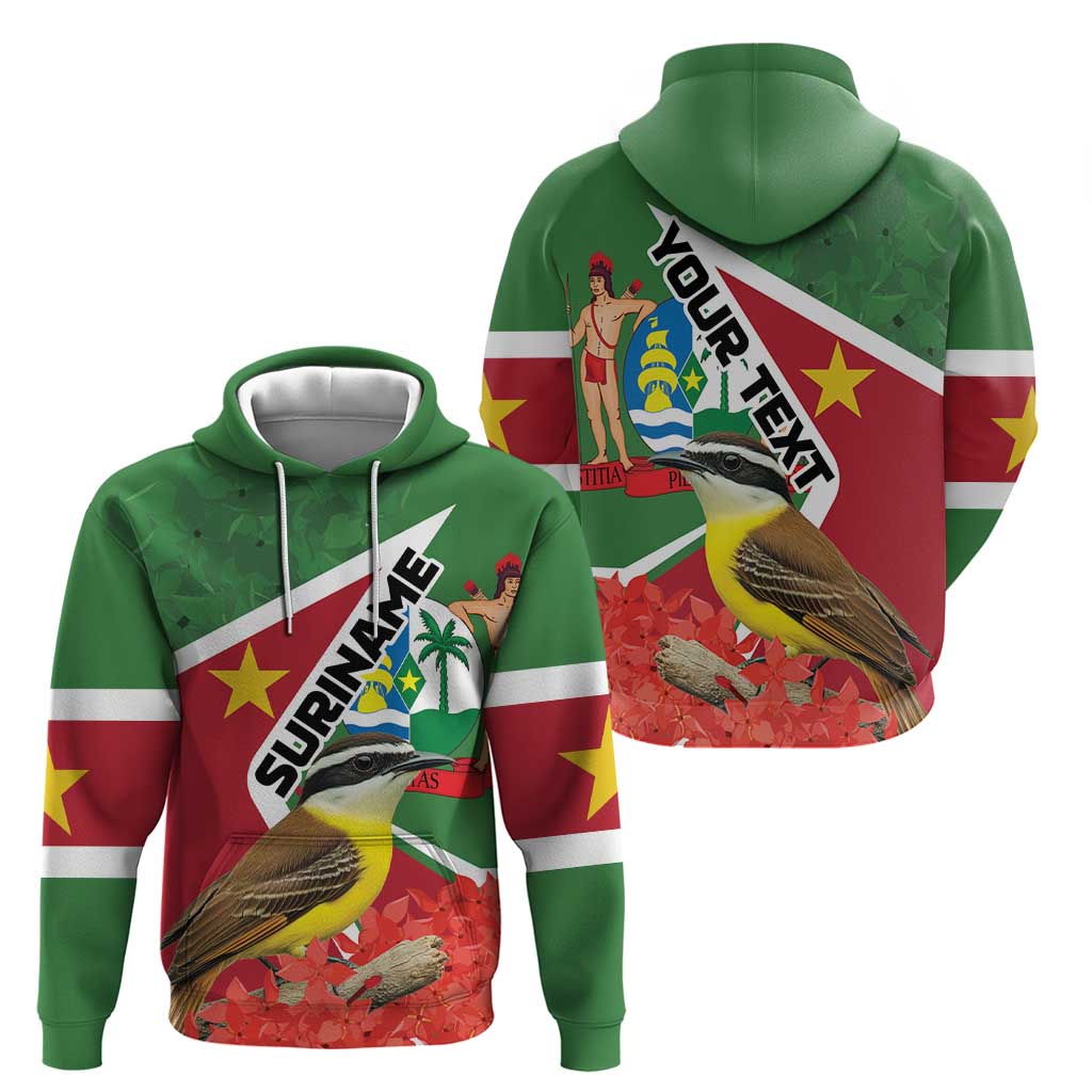 Personalized Suriname Hoodie Gerechtigheid Vroomheid Vertrouwen LT01