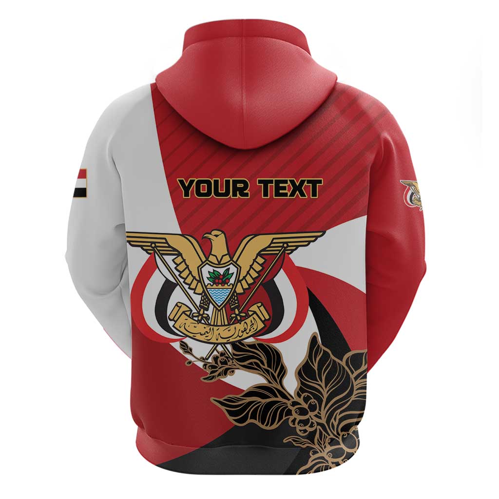 Personalized Republic of Yemen Hoodie Yamaniyyatu Coat of Arms LT01