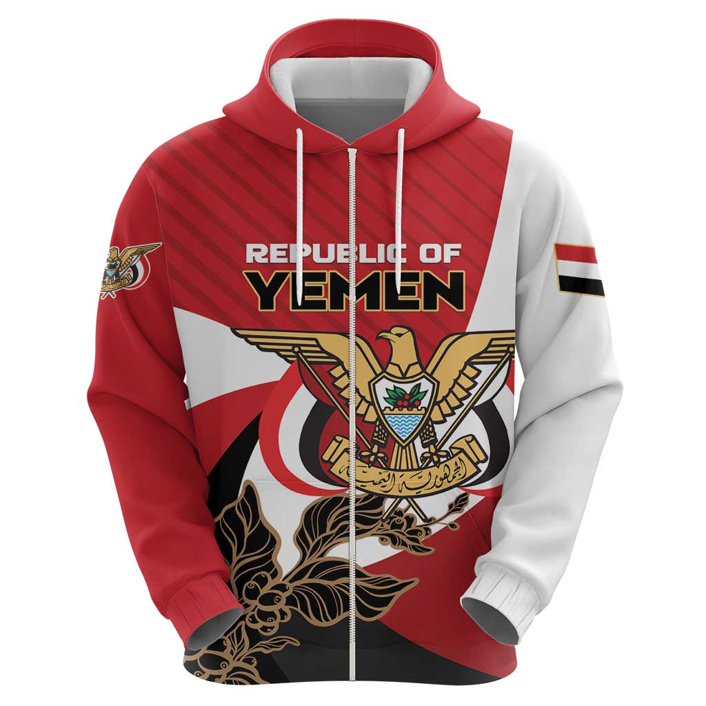 Personalized Republic of Yemen Hoodie Yamaniyyatu Coat of Arms LT01