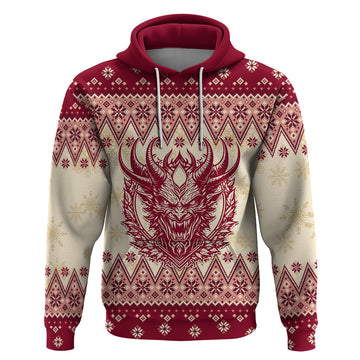 Austria Christmas Hoodie Krampus Xmas Pattern LT01