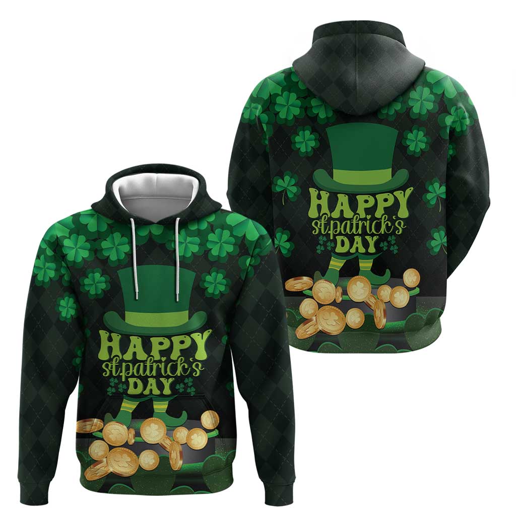 Ireland St Patrick's Day Hoodie Irish Shamrocks Leprechaun LT01