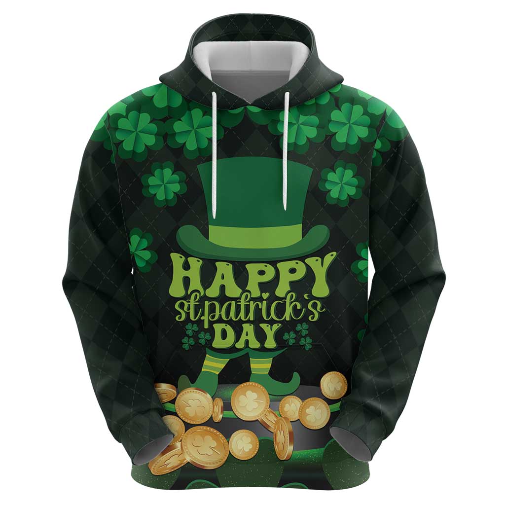 Ireland St Patrick's Day Hoodie Irish Shamrocks Leprechaun LT01