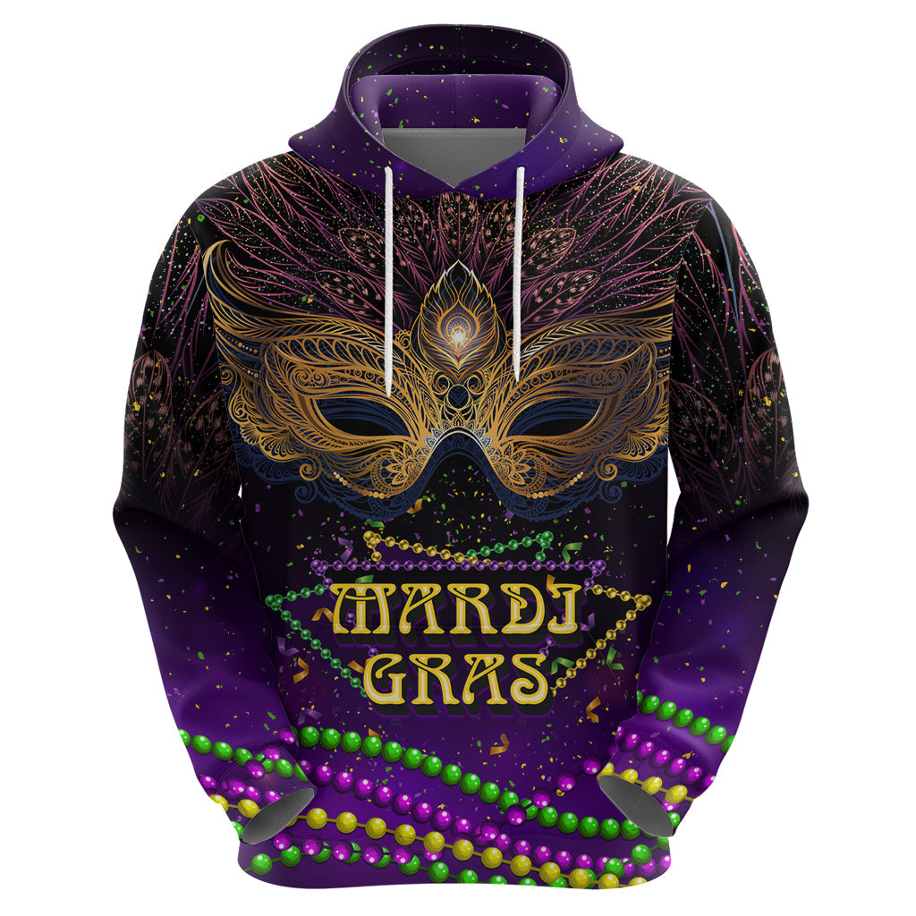 Mardi Gras 2024 Hoodie Carnival Mask Special Version LT01