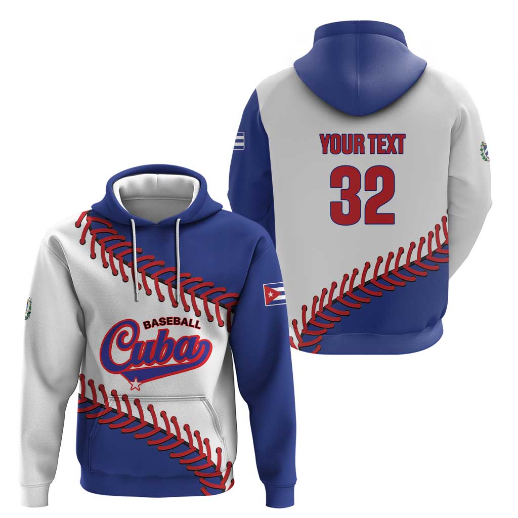 Custom Baseball Cuba 2025 Hoodie Cuba Powerhouse of Baseball LT01