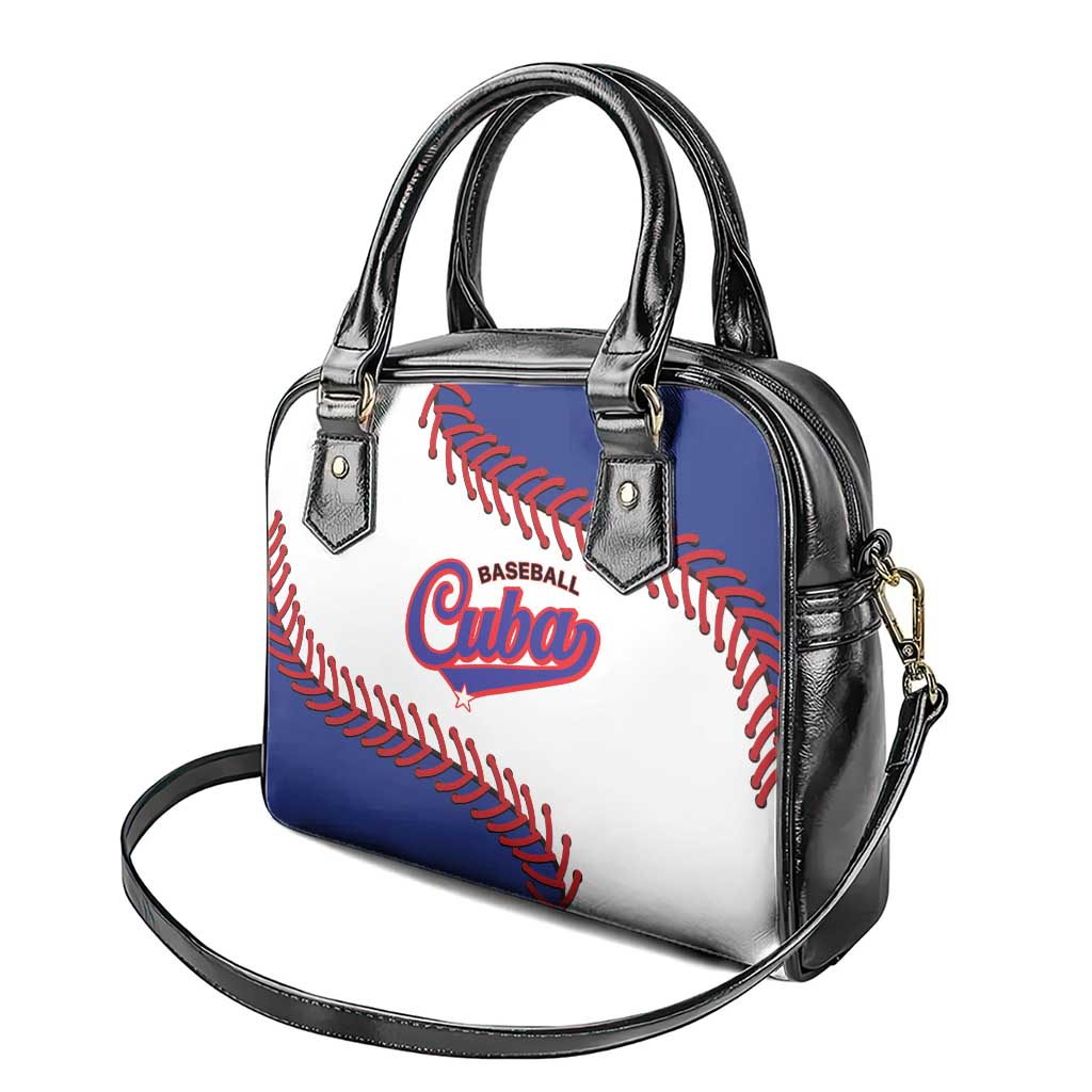 Custom Baseball Cuba 2025 Shoulder Handbag Cuba Powerhouse of Baseball LT01