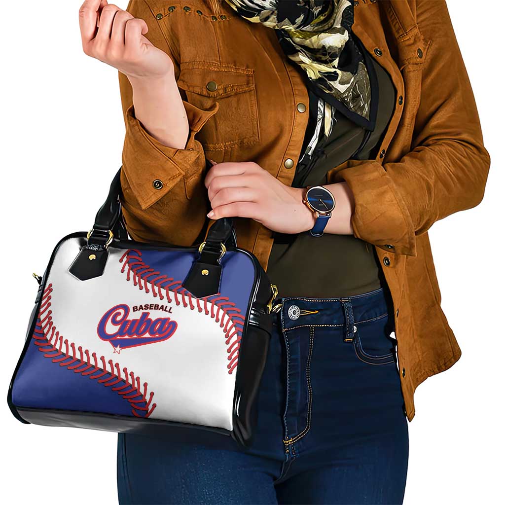 Custom Baseball Cuba 2025 Shoulder Handbag Cuba Powerhouse of Baseball LT01