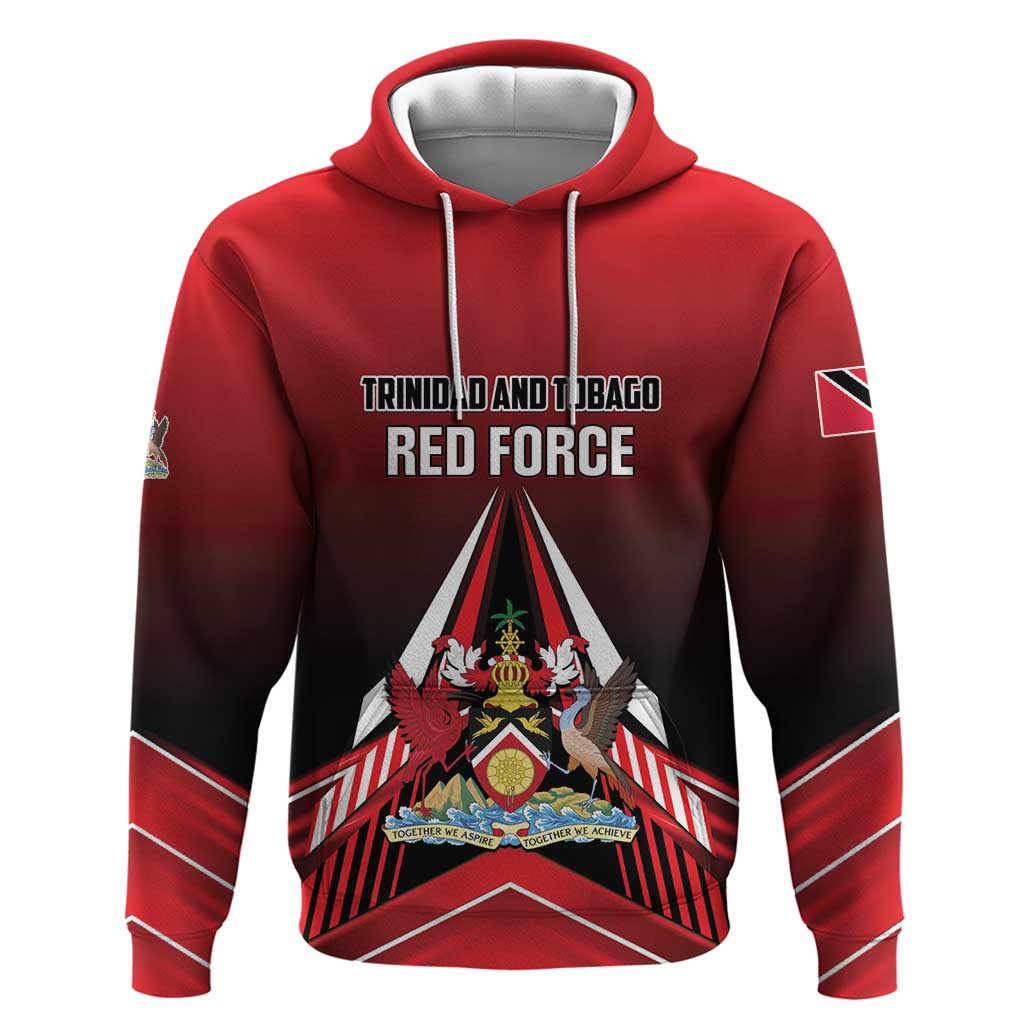 Custom Cricket Trinidad and Tobago Red Force Hoodie Go Champion LT01