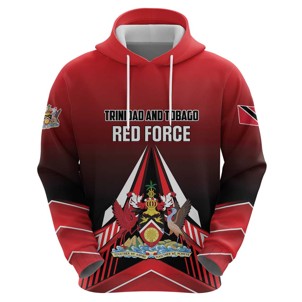 Custom Cricket Trinidad and Tobago Red Force Hoodie Go Champion LT01