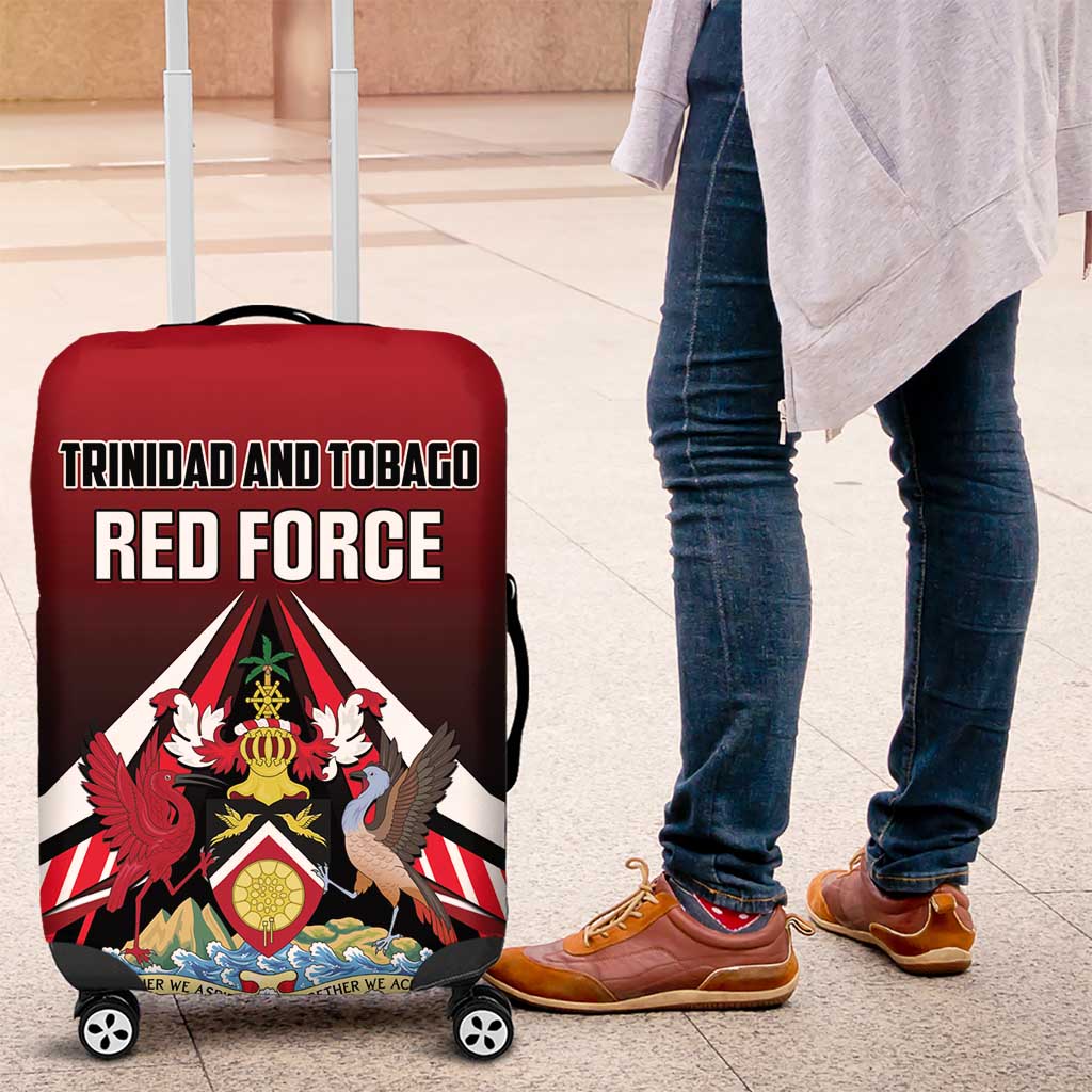 Custom Cricket Trinidad and Tobago Red Force Luggage Cover Go Champion LT01