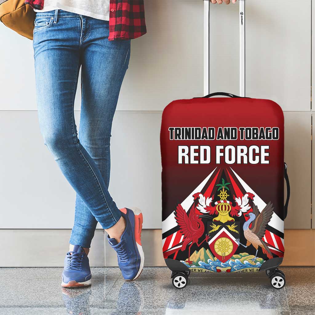 Custom Cricket Trinidad and Tobago Red Force Luggage Cover Go Champion LT01