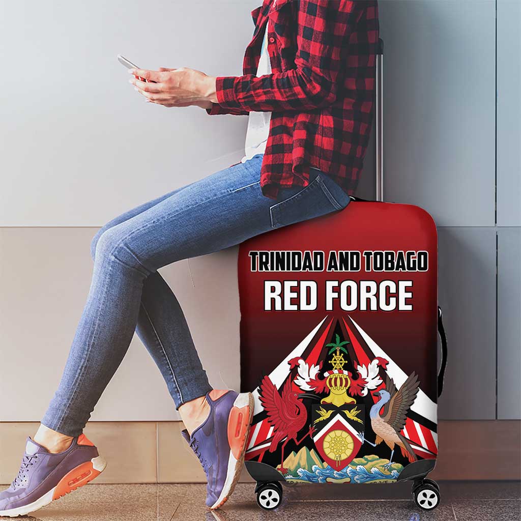 Custom Cricket Trinidad and Tobago Red Force Luggage Cover Go Champion LT01