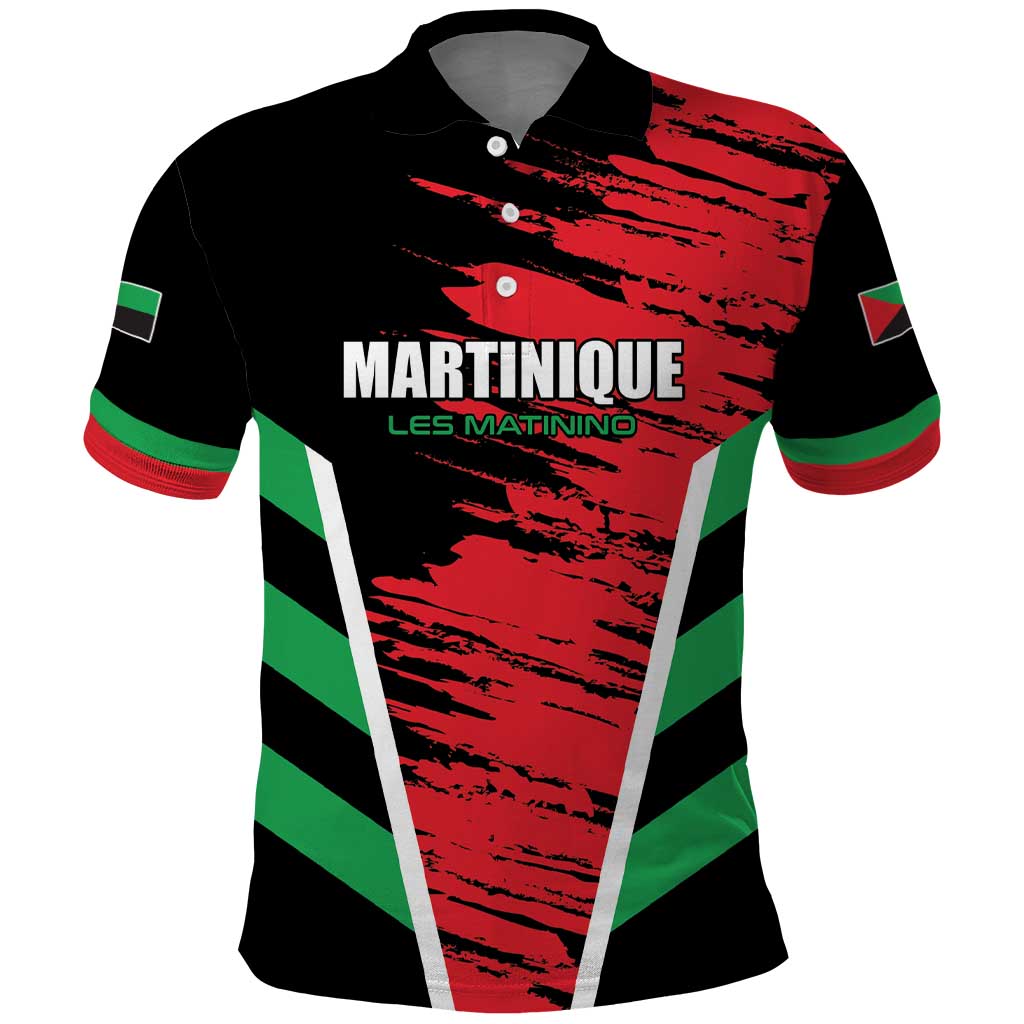 Custom Football Martinique Polo Shirt Les Matinino Go Champion LT01