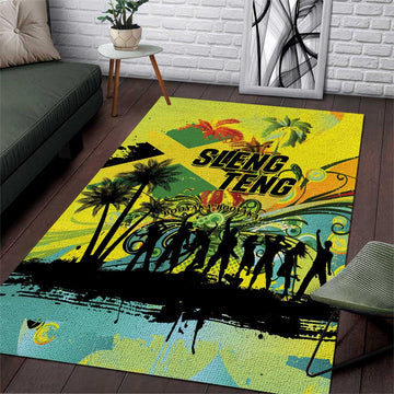 Jamaica Sleng Teng Riddim Area Rug Booyaka Booyaka LT01