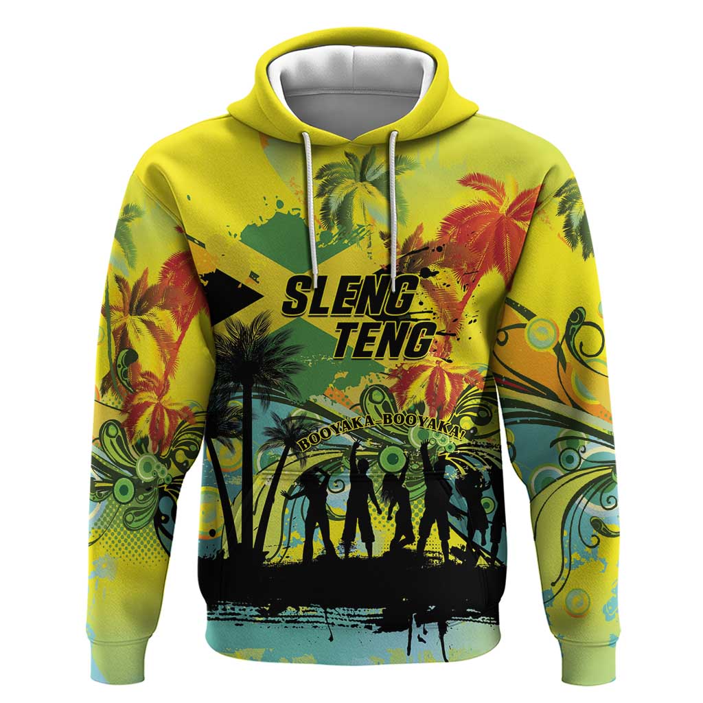 Personalized Jamaica Sleng Teng Riddim Hoodie Booyaka Booyaka LT01
