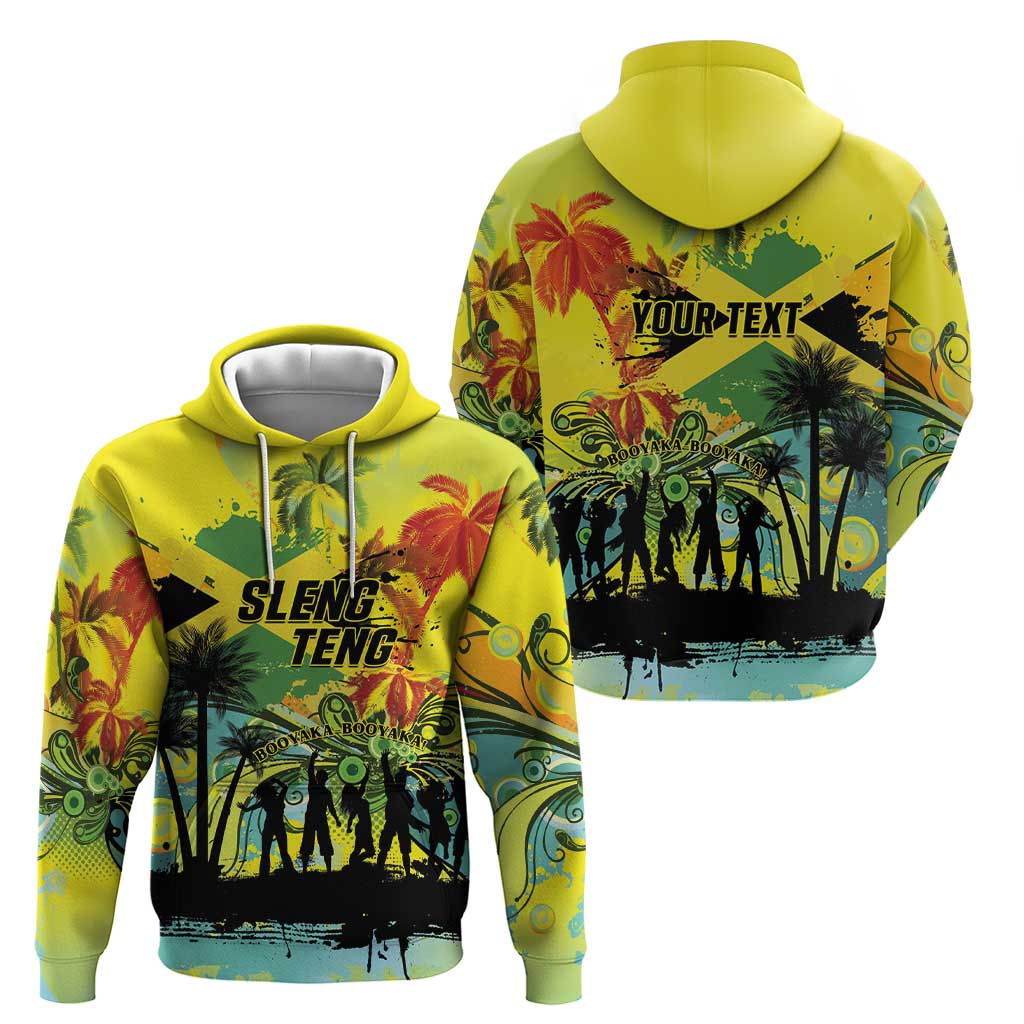 Personalized Jamaica Sleng Teng Riddim Hoodie Booyaka Booyaka LT01