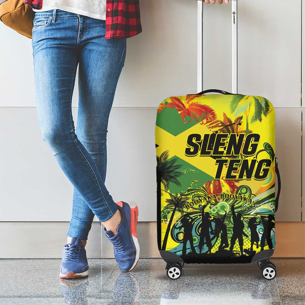 Jamaica Sleng Teng Riddim Luggage Cover Booyaka Booyaka LT01