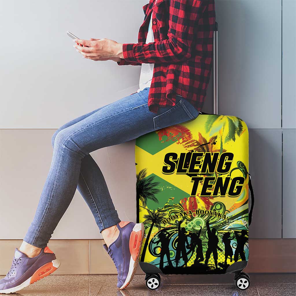 Jamaica Sleng Teng Riddim Luggage Cover Booyaka Booyaka LT01
