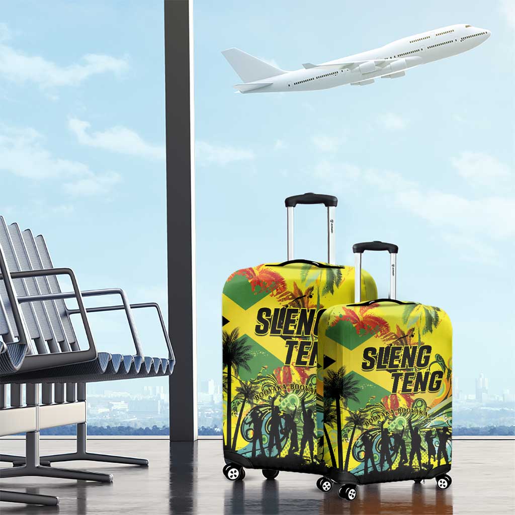 Jamaica Sleng Teng Riddim Luggage Cover Booyaka Booyaka LT01