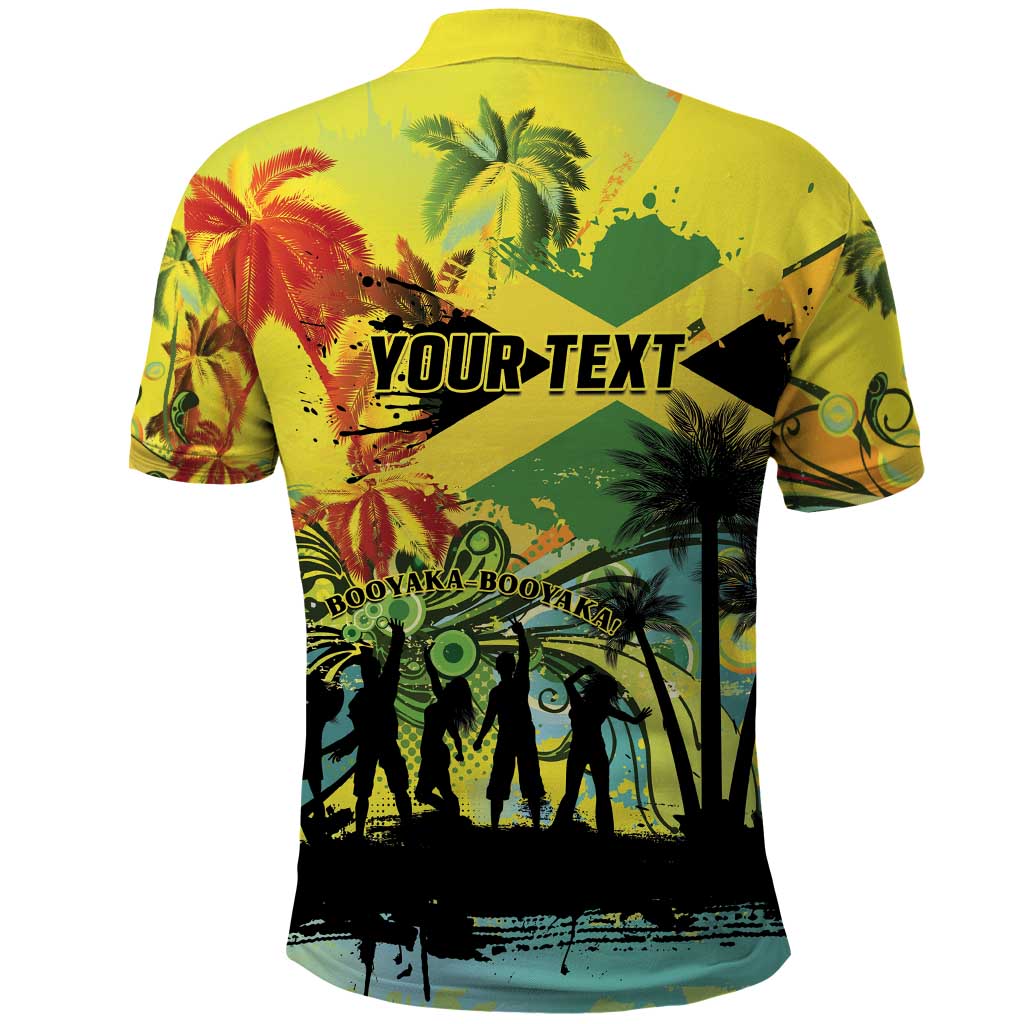Personalized Jamaica Sleng Teng Riddim Polo Shirt Booyaka Booyaka LT01