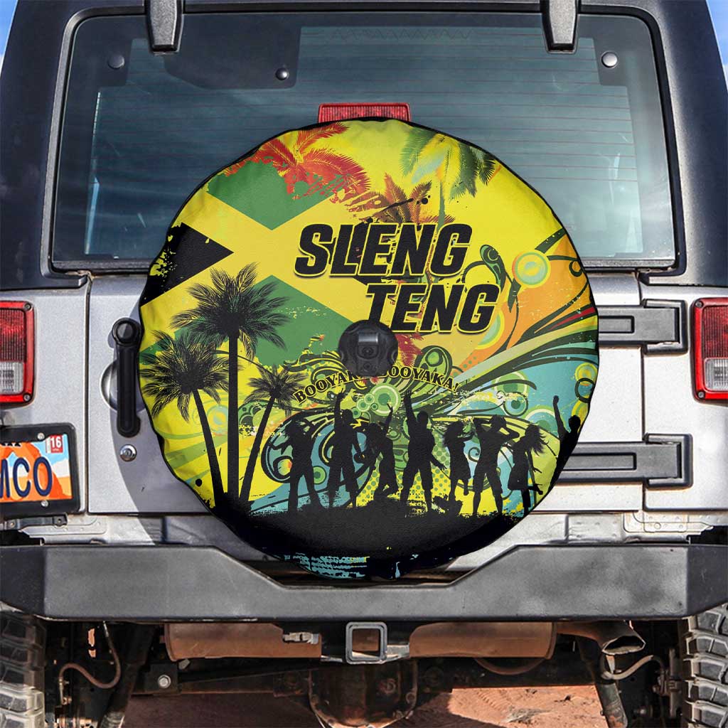 Jamaica Sleng Teng Riddim Spare Tire Cover Booyaka Booyaka LT01