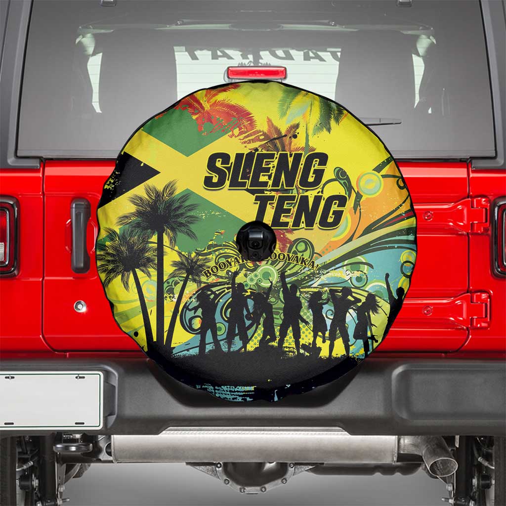 Jamaica Sleng Teng Riddim Spare Tire Cover Booyaka Booyaka LT01