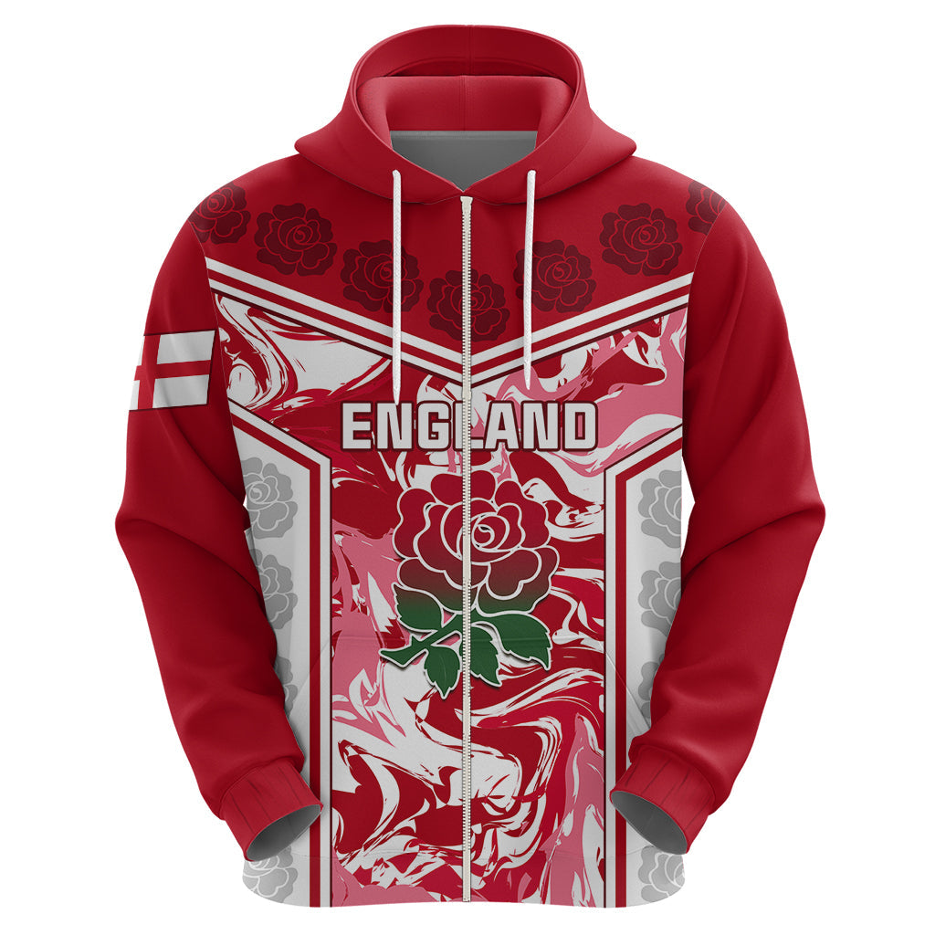 Custom England Rugby Hoodie The Red Rose Come On 2023 World Cup LT01