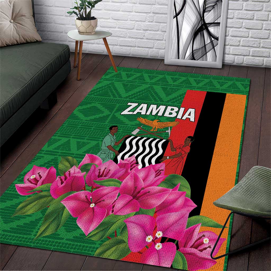 Icitungu ca Zambia Area Rug Africa Bougainvillea LT01