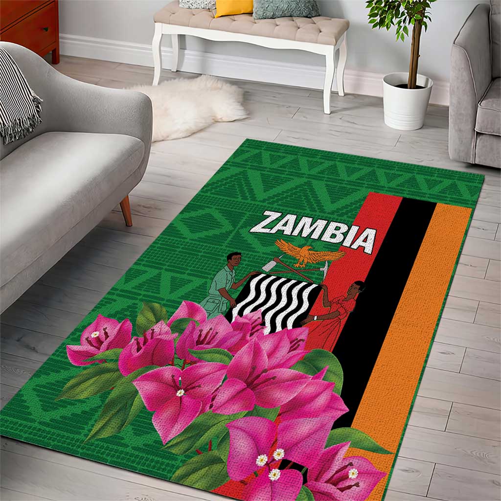 Icitungu ca Zambia Area Rug Africa Bougainvillea LT01