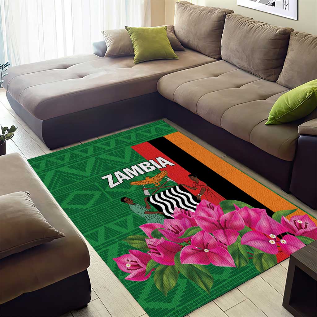 Icitungu ca Zambia Area Rug Africa Bougainvillea LT01