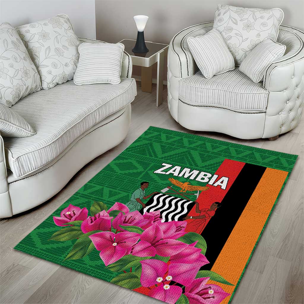 Icitungu ca Zambia Area Rug Africa Bougainvillea LT01