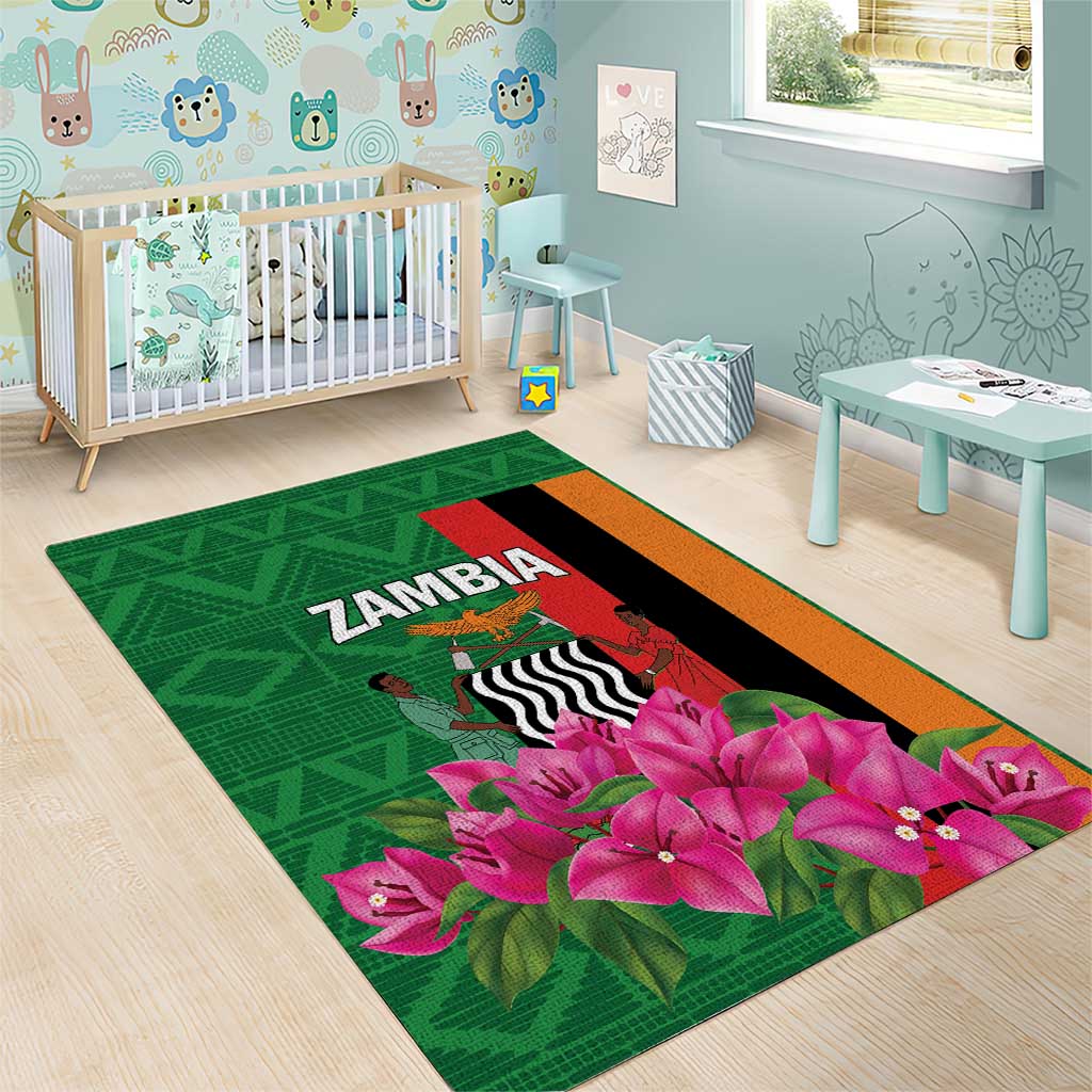Icitungu ca Zambia Area Rug Africa Bougainvillea LT01