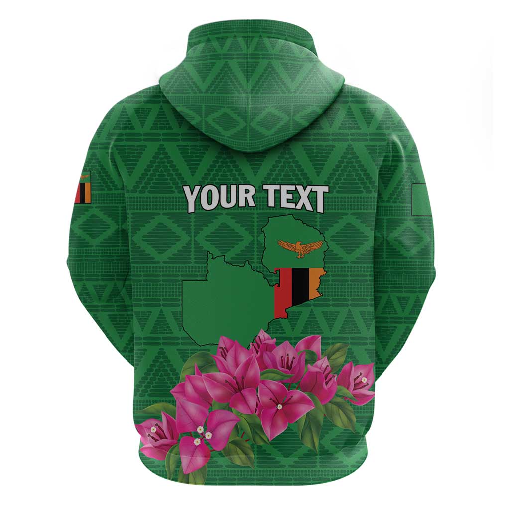 Personalized Zambia Hoodie Icitungu ca Zambia Bougainvillea LT01